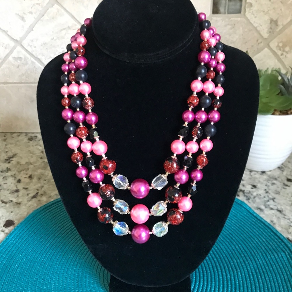 Vintage Necklace Signed Japan